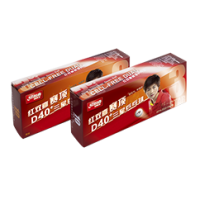 Double Happiness D40+ 3 Star ABS Table Tennis Balls pk10